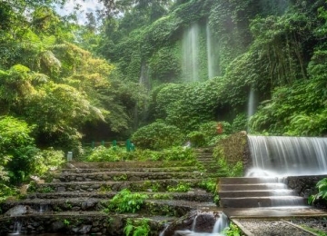 Lombok: Benang Kelambu and Benang Stokel Waterfalls Trek